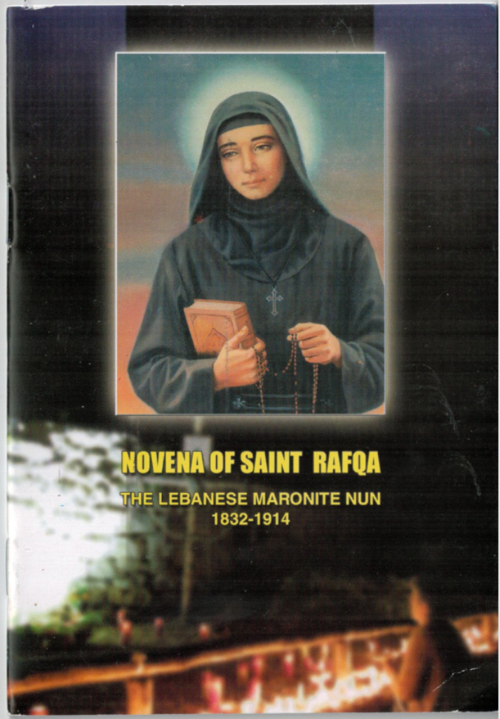 (B) Novena to Saint Rafqa - English – Family of Saint Sharbel, USA